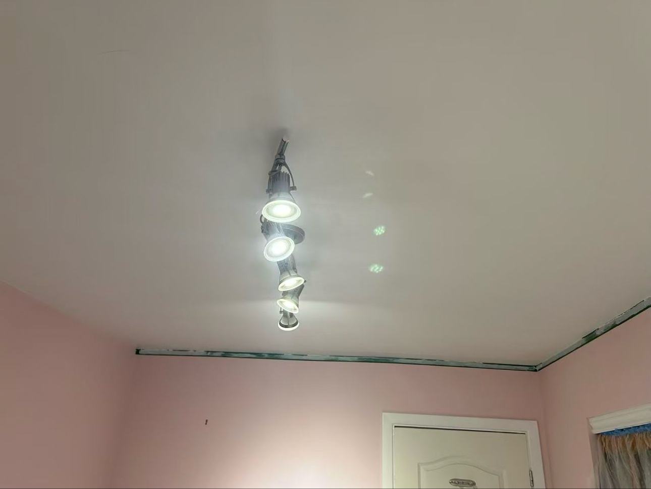 Plafond après réparation